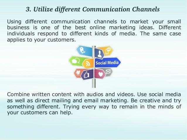 Online Marketing Ideas for Small Business