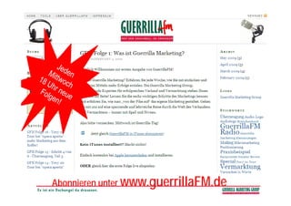 Abonnieren unter www.guerrillaFM.de
 