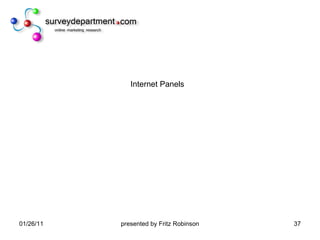 Internet Panels 