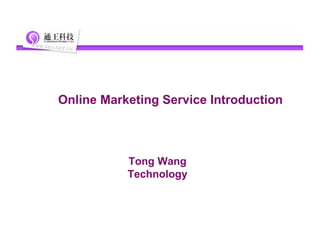 Tong Wang Technology Online Marketing Service Introduction 
