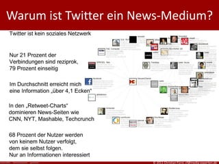 Warum ist Twitter ein News-Medium?




                        © 2011 Christian Fürst, cf@media-experten.de
 