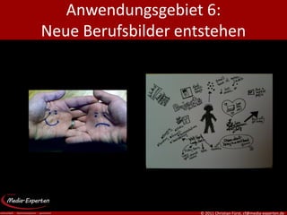 Anwendungsgebiet 6:
Neue Berufsbilder entstehen




                     © 2011 Christian Fürst, cf@media-experten.de
 