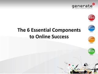 The 6 Essential Componentsto Online Success 