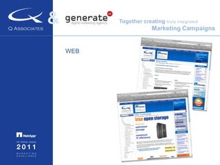 Increase visibility and profile with NetApp