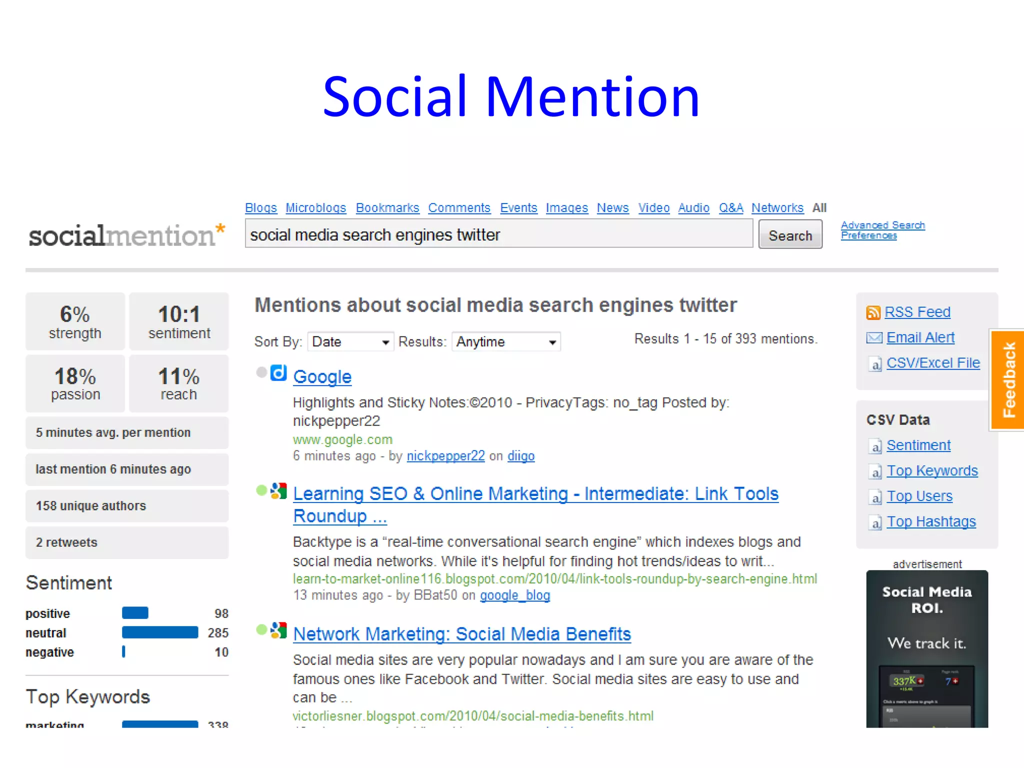 Social Mention