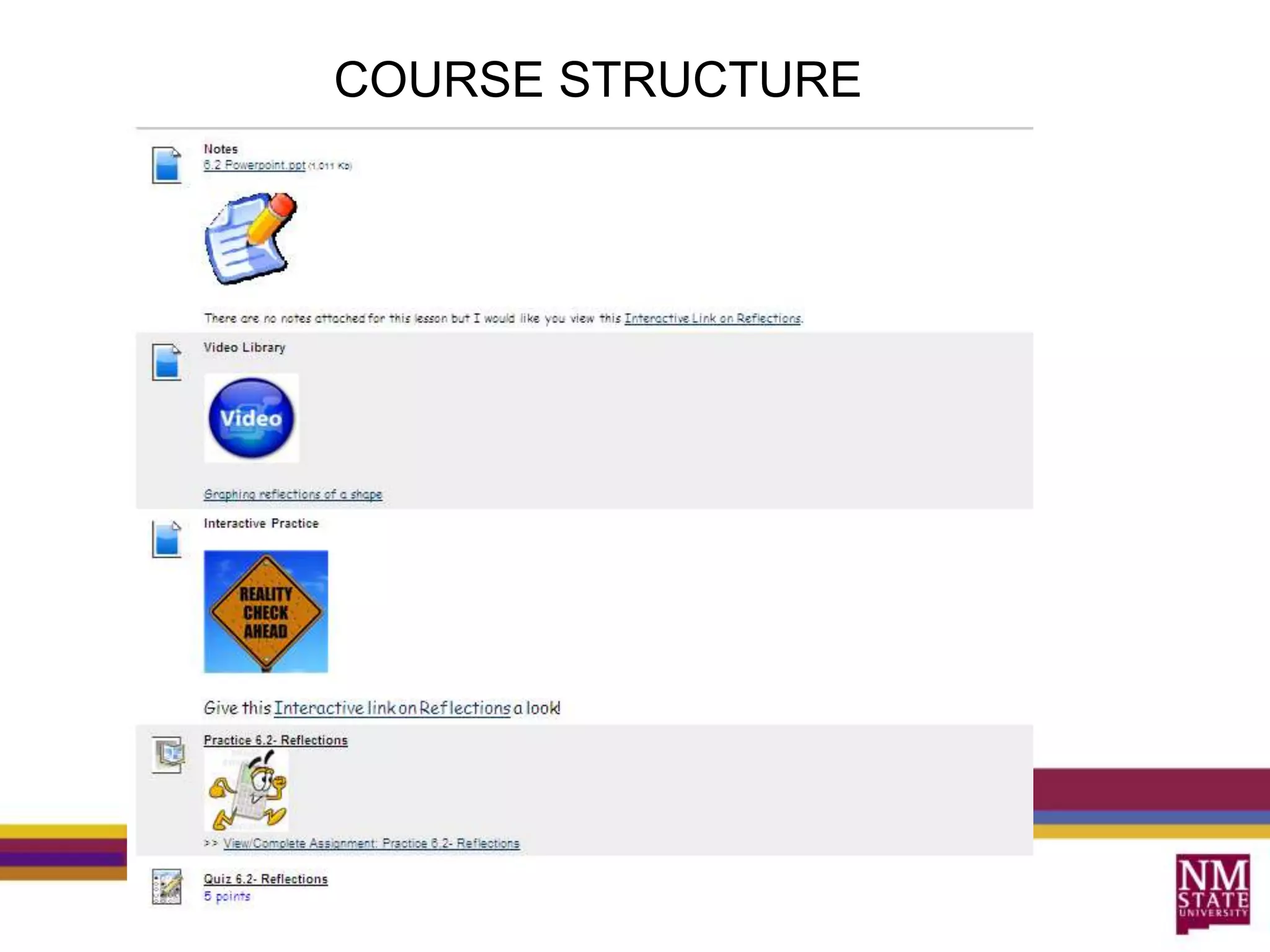 COURSE STRUCTURE