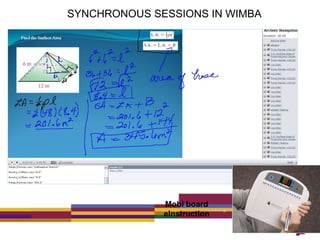 SYNCHRONOUS SESSIONS IN WIMBAMobi boardeInstruction