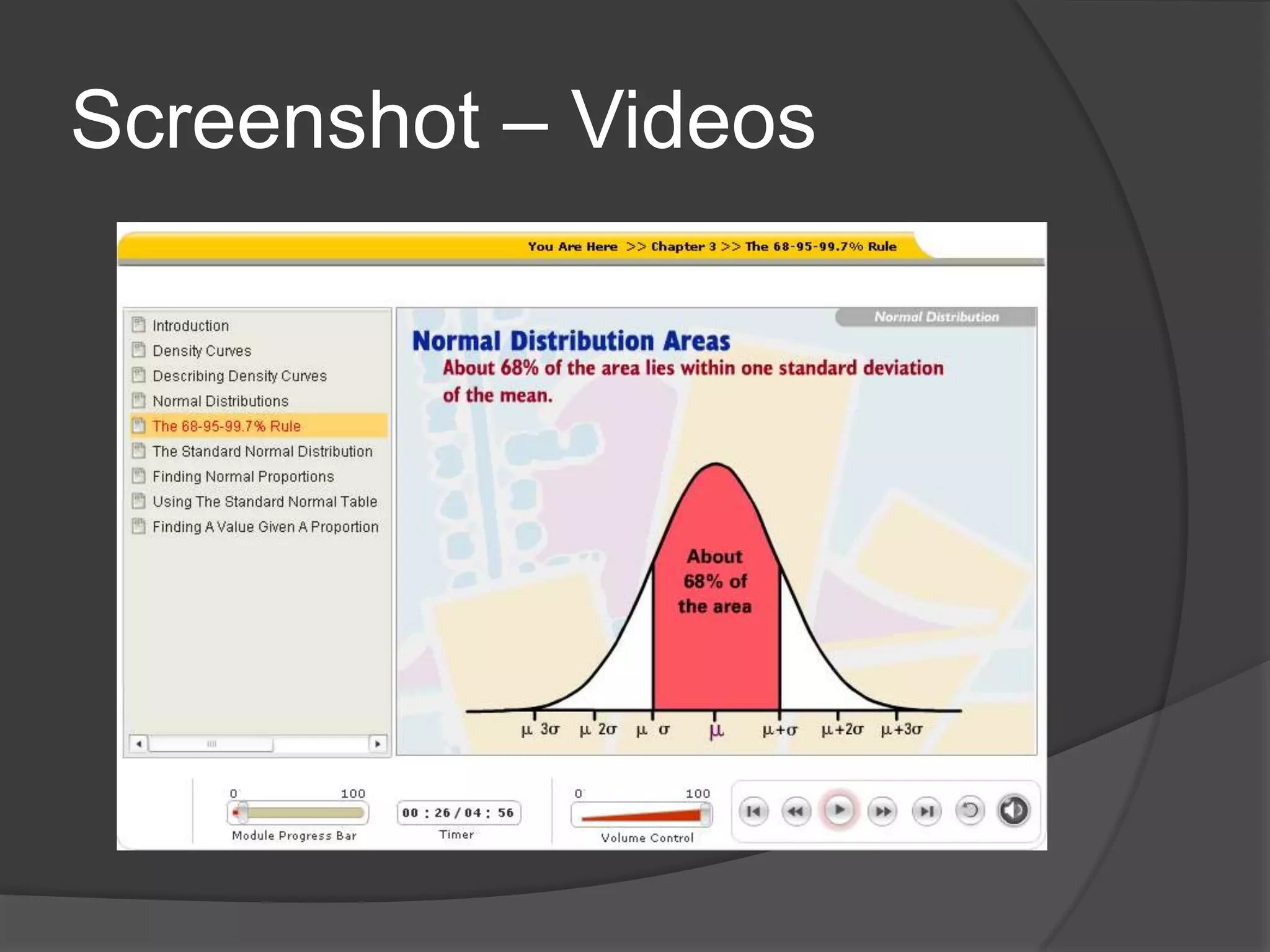 Screenshot – Videos
 