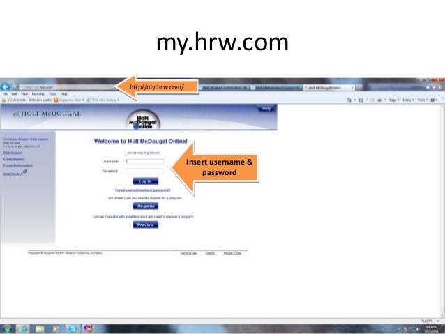 My.hrw life science