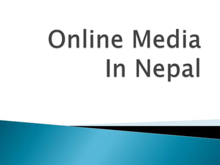 Online Media In Nepal 