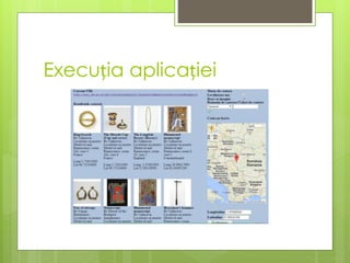 Execuția aplicației
 