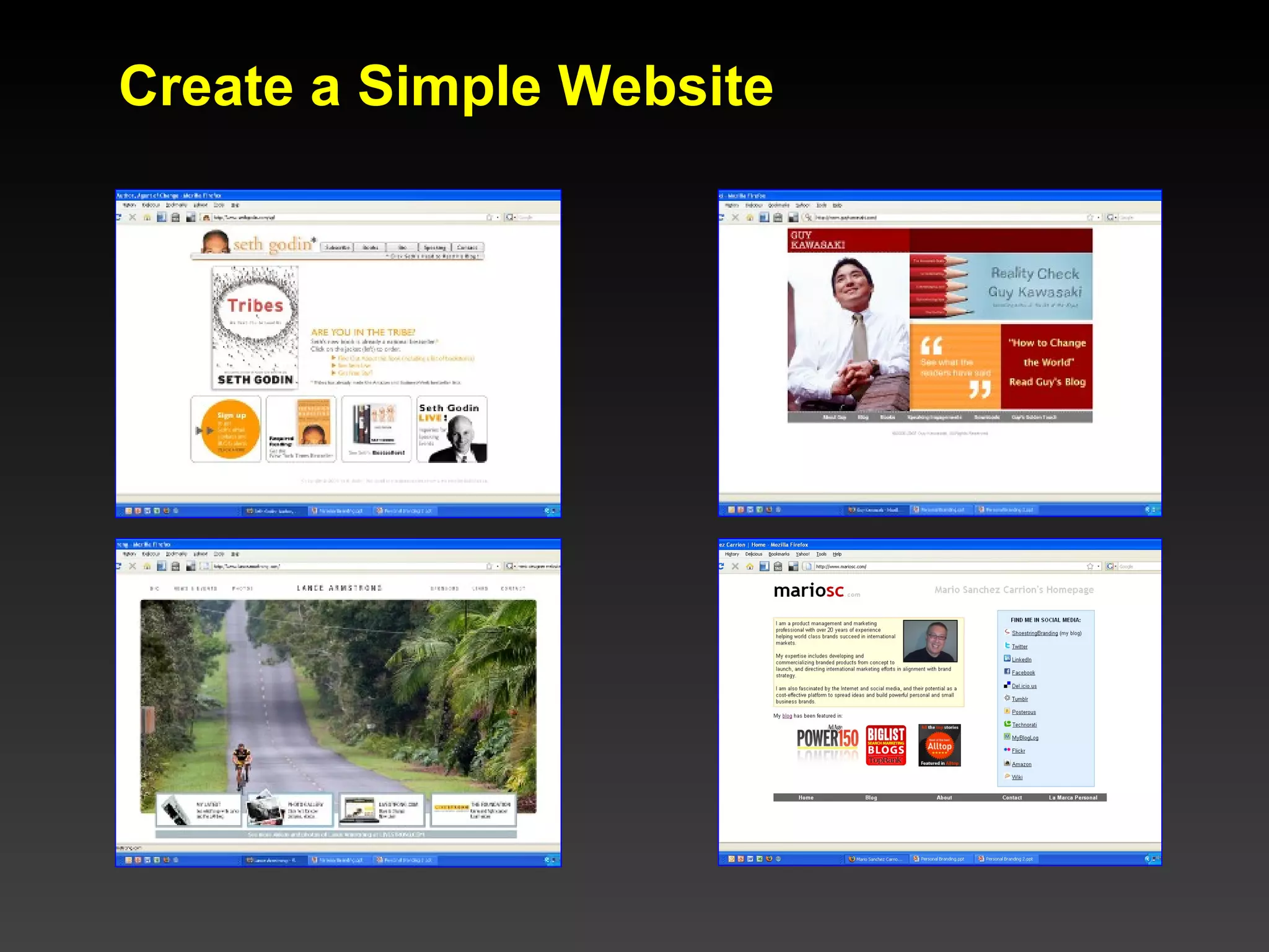 Create a Simple Website 