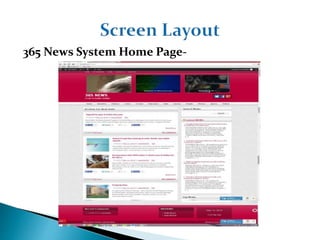 365 News System Home Page-
 