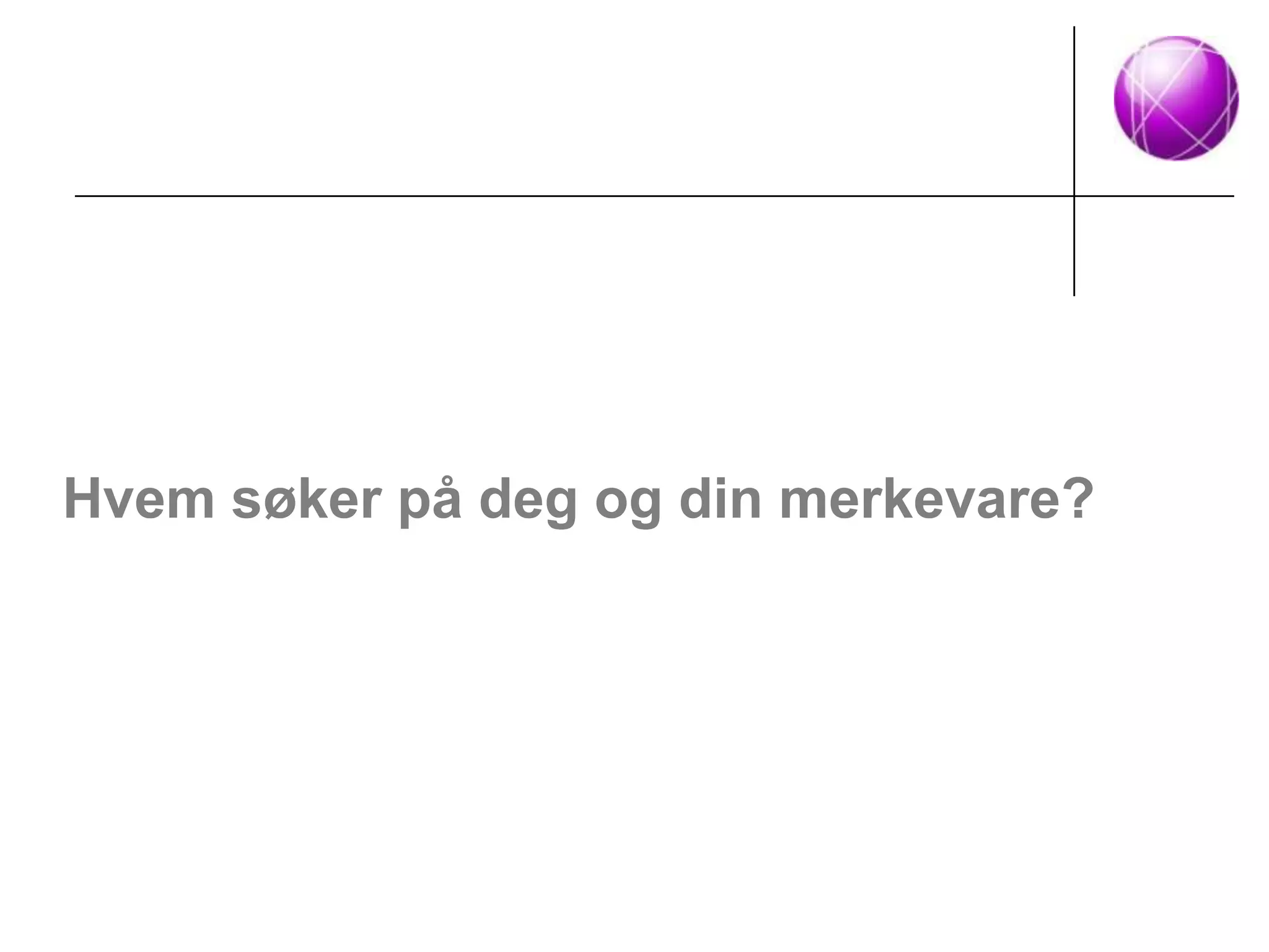 Online Omdømme Del1 Anfo April 2009