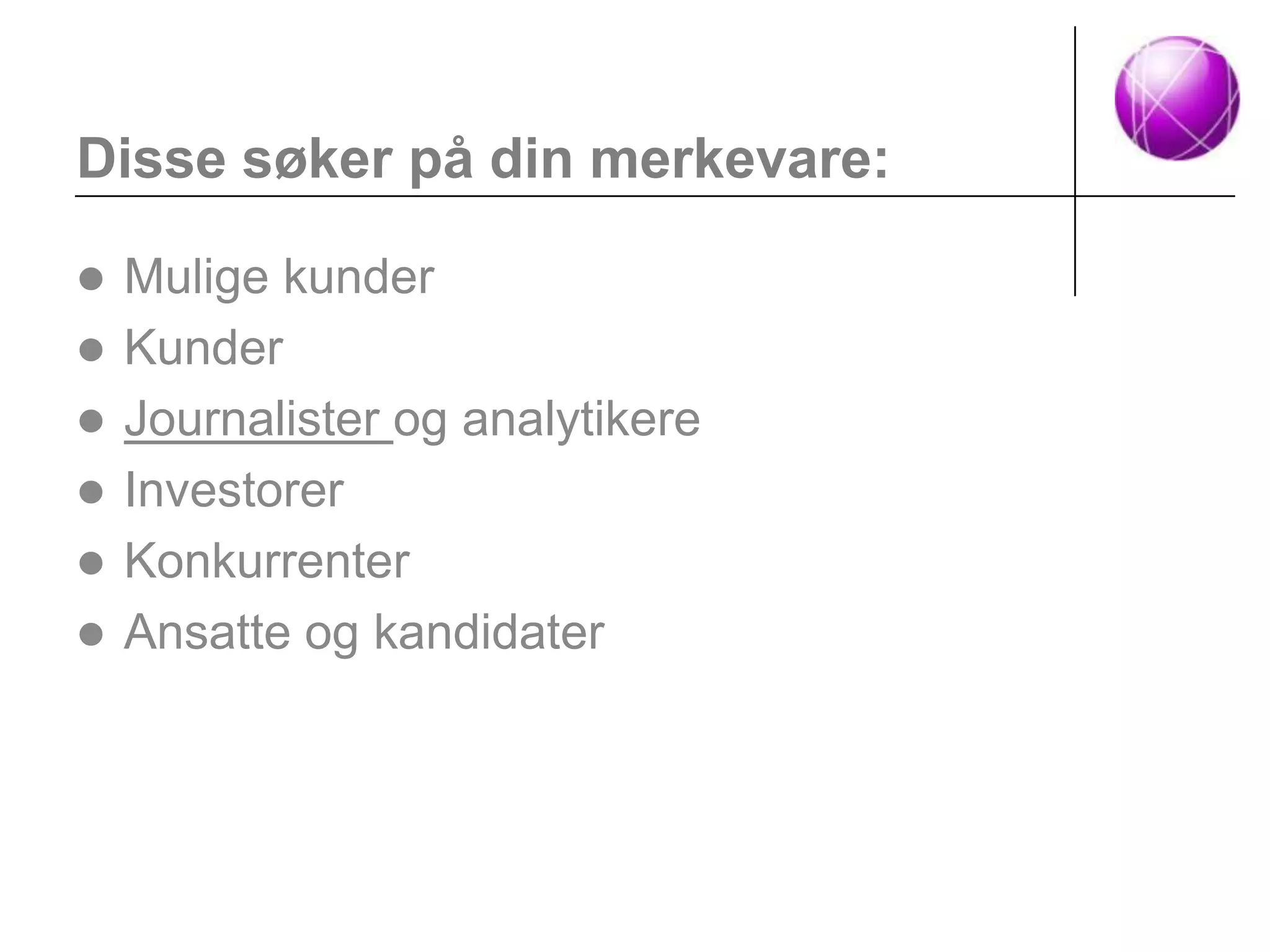 Online Omdømme Del1 Anfo April 2009