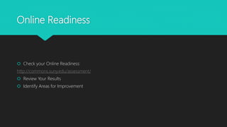Online orientation | PPTX