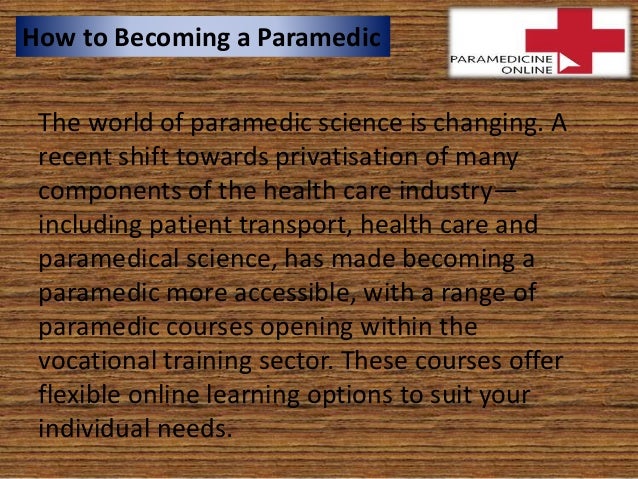paramedic science courses