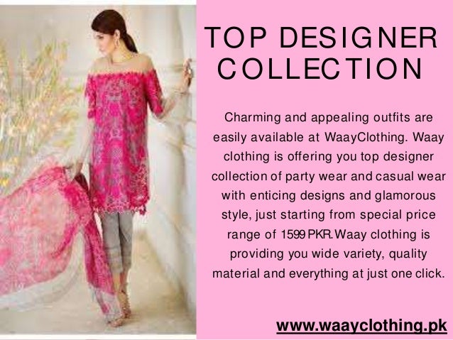 waay clothing party wear