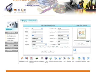 Online Payroll & HRMS   For   growing businesses 