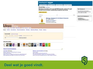 Deel wat je goed vindt. 