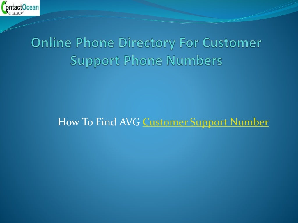 Online phone directory for customer support phone numbers