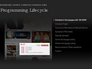 Programming Lifecycle Automatically created content by business rules 