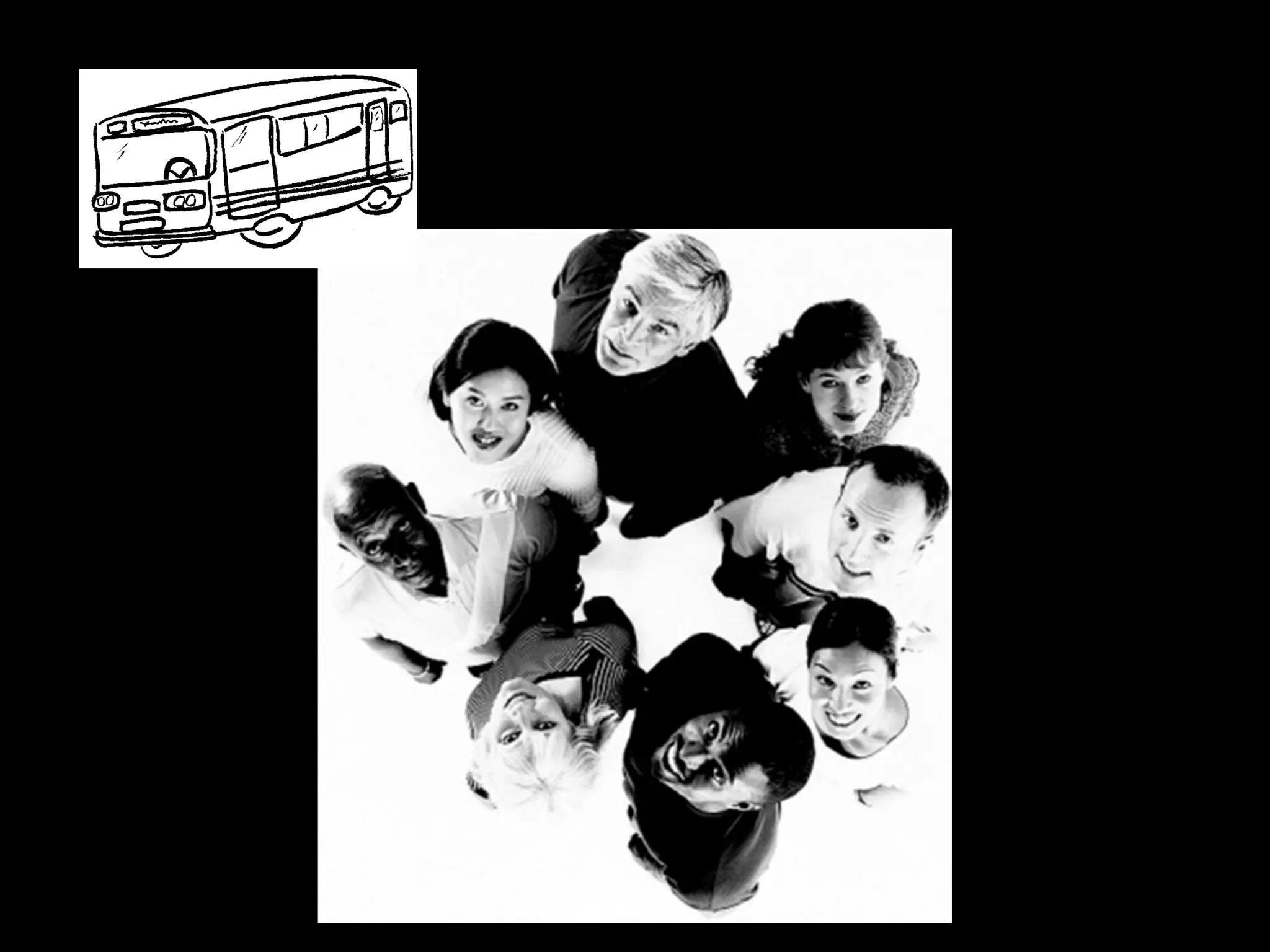 Ideas from the  bus-stop  activity are collated to form the foundations of the online learning environment.  