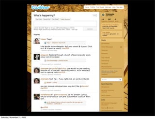 Saturday, November 21, 2009
 