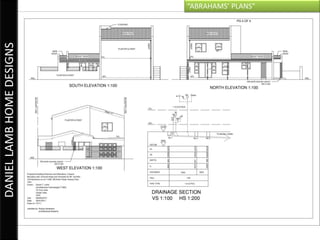 DANIEL LAMB HOME DESIGNS   “ABRAHAMS’ PLANS”
 