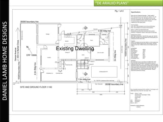 DANIEL LAMB HOME DESIGNS   “DE ARAUJO PLANS”
 