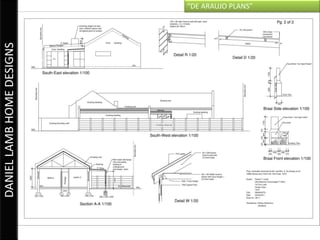 DANIEL LAMB HOME DESIGNS   “DE ARAUJO PLANS”
 