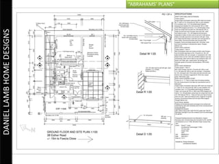 DANIEL LAMB HOME DESIGNS   “ABRAHAMS’ PLANS”
 