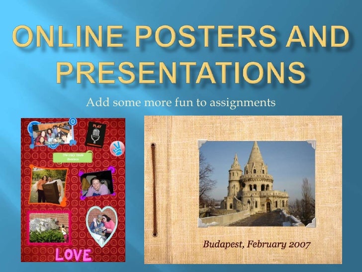 online posters