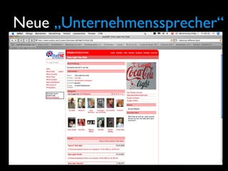 Neue „Unternehmenssprecher“
 