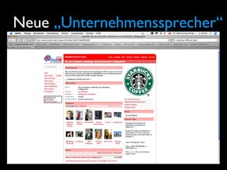 Neue „Unternehmenssprecher“
 