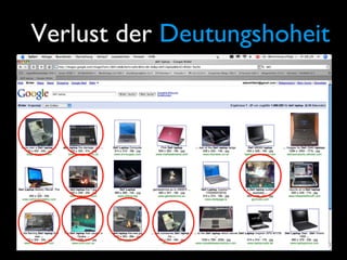 Verlust der Deutungshoheit
 