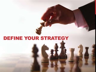 DEFINE YOUR STRATEGY
 