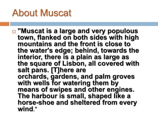Muscat | PPTX