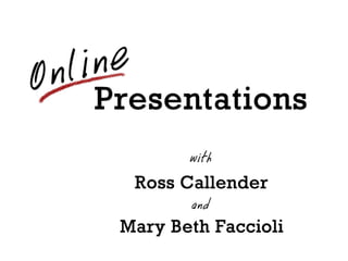 Online Presentations 