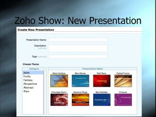 Zoho Show: New Presentation 