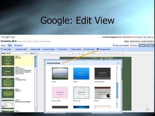 Google: Edit View 