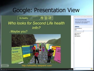 Google: Presentation View  