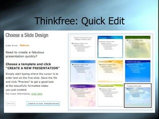 Thinkfree: Quick Edit 