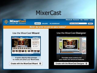 MixerCast Wizard available to simplify production. 
