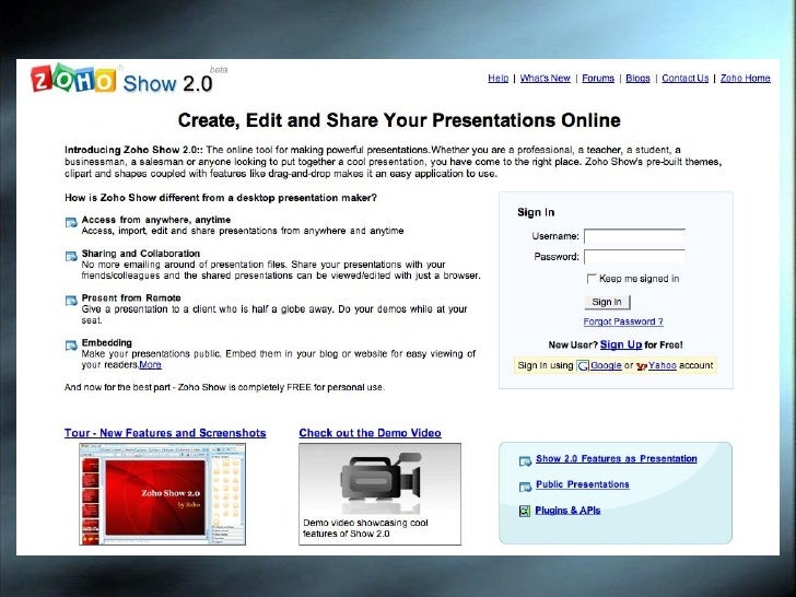 online presentation tools