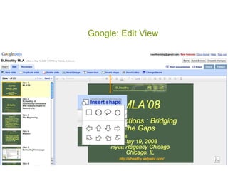 Google: Edit View
 