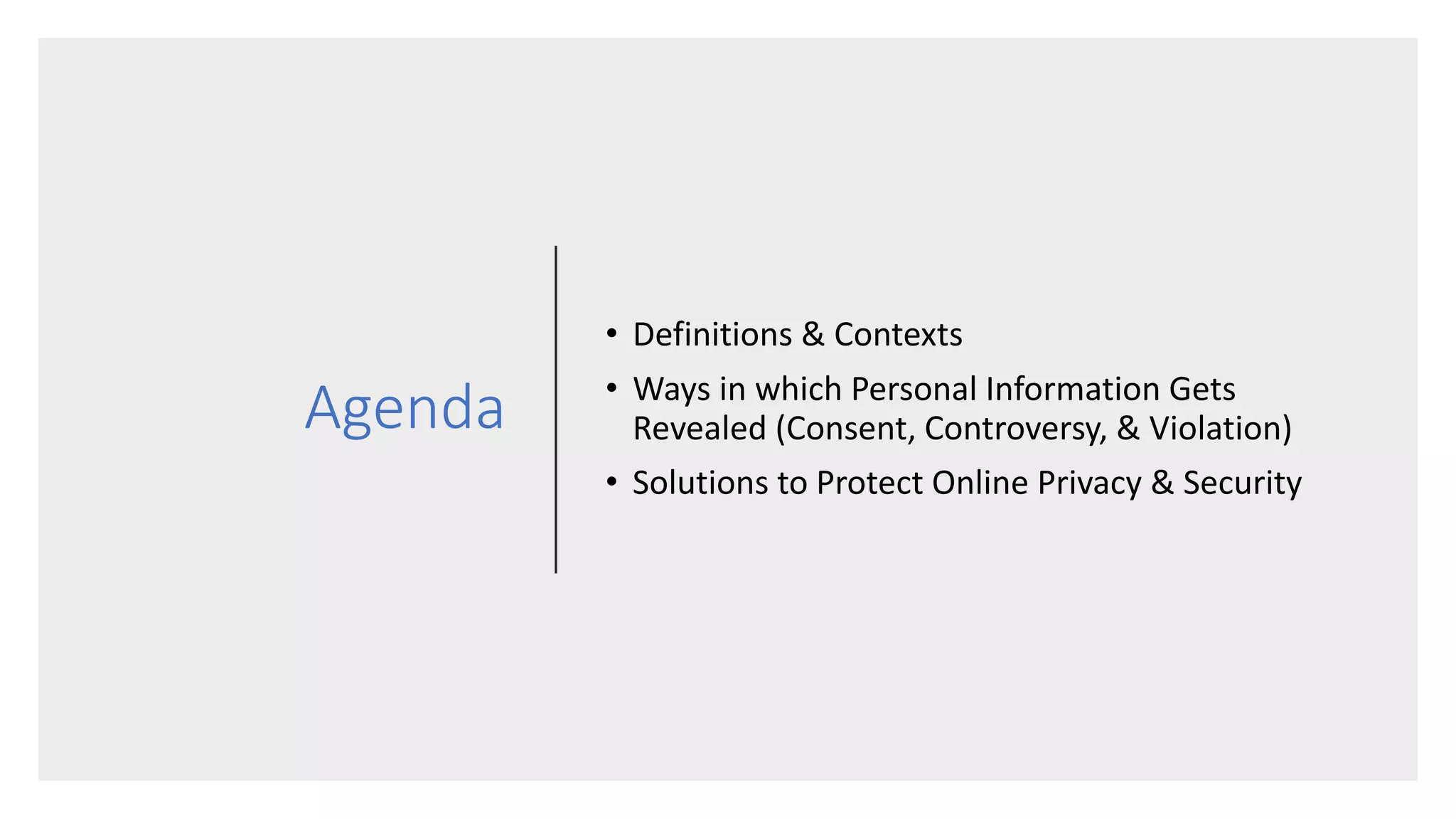 Online privacy & security PPTX