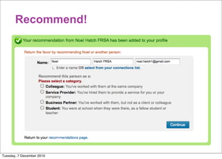 Recommend!




Tuesday, 7 December 2010
 