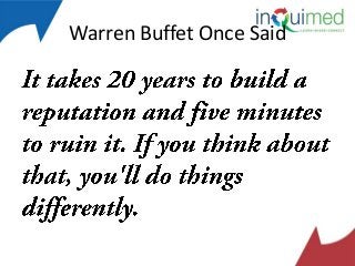 Warren Buffet Once Said

 