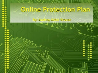 Online Protection Plan
   By: Audrey Adair Krouse
 